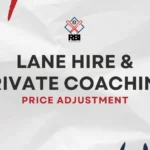 Lane Hire and Private Coaching Price Adjustments